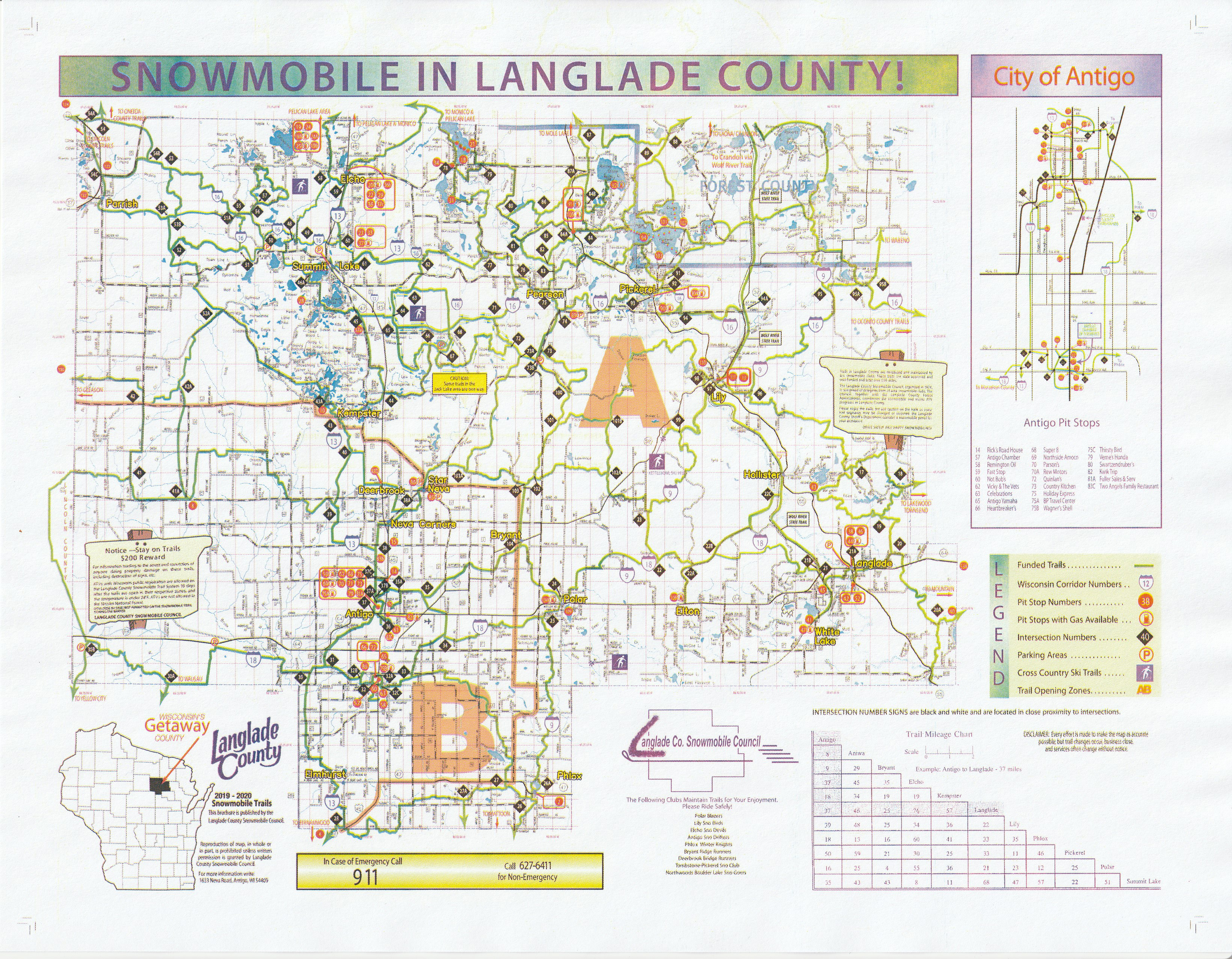 Langlade County Trail Map! 